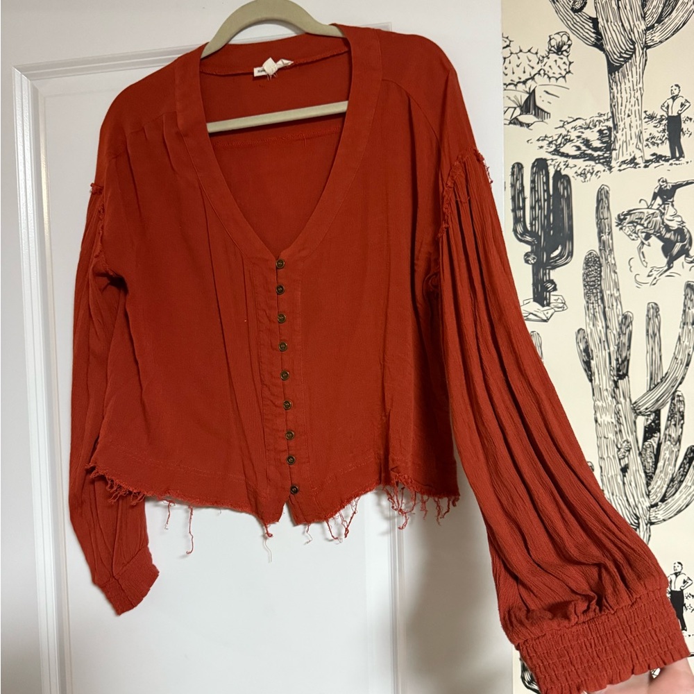 Newbury Kustom Terracotta Blouse